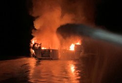 Пожар на яхте: найдены тела 25 погибших 