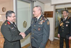 Hikmət Mirzəyev Türkiyənin ordu generalı ilə görüşüb - FOTOlar