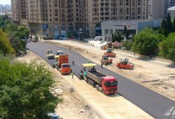 "Cavanşir" körpüsünün yerində asfaltlanma işlərinə başlanıldı - VİDEO