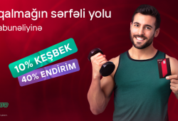 Birbank kartları ilə illik Push30 abunəçilərinə 10% keşbek
