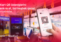 Birbank-la hər gediş 20% keşbek qazandırır
