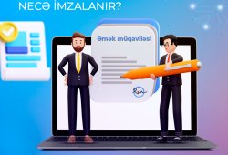 Onlayn əmək müqaviləsi necə imzalanır?