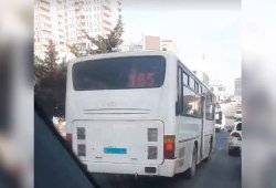 165 nömrəli marşrutun       avtobusları            yenilənir