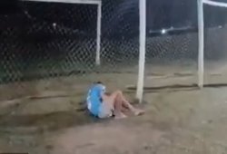 Braziliyalı qapıçı penaltini qaytararkən öldü- Video