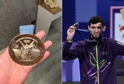 İdmançımızın Parisdə qazandığı medalın son halı- Foto