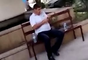 “Hacı Mazan” polis bölməsindən görüntüləri yayıldı - Video