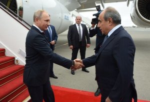 Владимир Путин уже в Баку  - ФОТО