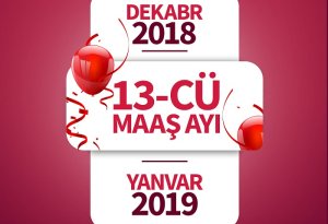 Nağdsız ödəniş edib, “13-cü maaş” qazanın!