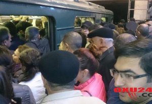 Bakı metrosu yenidən qarışdı: Sərnişin dolu qatar tuneldə qaldı