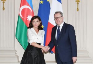 Мехрибан Алиева встретилась с председателем Национальной ассамблеи Франции