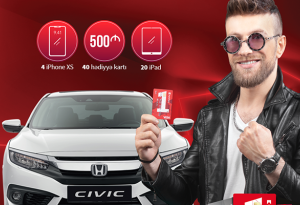 BirKart-la alış-veriş edib, Honda Civic avtomobili qazanın!