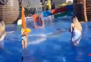 Azərbaycanlı müğənninin hovuzda ehtiraslı videosu yayıldı