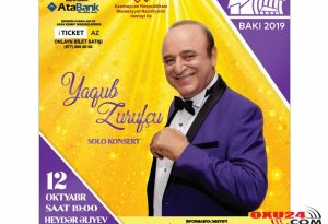 Yaqub Zurufçunun konsert biletləri satışa çıxarılıb