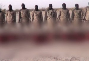 İŞİD terrorçuları 11 xristian girovu edam etdi - FOTO