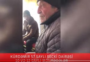 Kürdəmirdə seçki biabırçılığı: Təcili yardım avtomobilindən