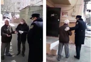 Bakıda ŞOK anlar: Xalq Artisti polisi aldatdı,yaşını az dedi + VIDEO