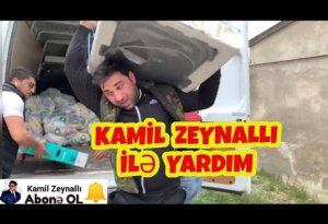 Kamil Zeynallı fəhlələrə yardım etdi - VİDEO