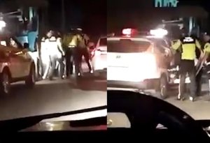 Polislər vətəndaşı yolun ortasında ölümcül döydü - GİZLİ ÇƏKİLMİŞ VİDEO