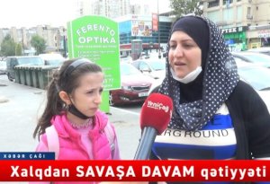 Xalqdan SAVAŞA DAVAM qətiyyəti: “Bu işi birdəfəlik bitirməliyik” -  SORĞU/VİDEO