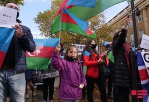 В Лондоне проведена акция c призывом прекратить армянскую агрессию – ВИДЕО
