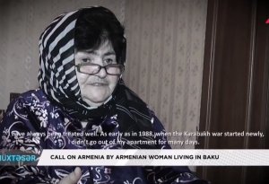 Bakıda yaşayan erməni qadından şok sözlər: Ermənilər alçaqdır - VİDEO