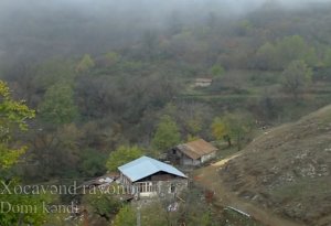 Xocavəndin işğaldan azad olunan Domi kəndinin görüntüləri