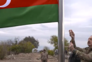 Prezident Ağdamda bayrağımızı ucaltdı - VİDEO