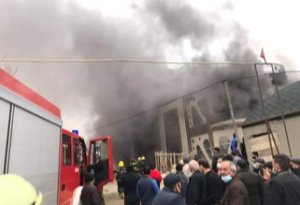 Son dəqiqə: Bakıda güclü yanğın başlayıb