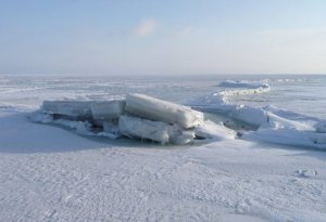 Xəzər dənizində anomal qalınlıqda buz aşkar edildi