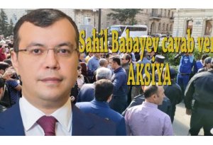 Sahil Babayevə etiraz — AKSİYA