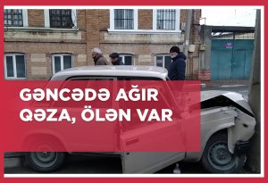 Azərbaycanda dəhşət! Sürücünün sükan arxasında ürəyi dayandı - VİDEO