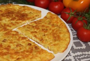 Kartoflu, pendirli omlet - VİDEO