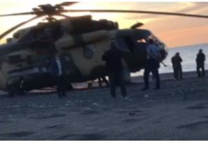 SON DƏQİQƏ!  Türkiyəyə uçan Azərbaycan  helikopteri məcburi eniş edib - VİDEO