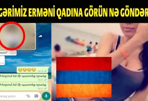 ƏSGƏRİMİZ erməni qadına GÖRÜN NƏ YAZDI - HƏMİN VİDEO