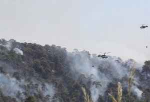 Marmaris bölgəsində yanğınlar şiddətləndi