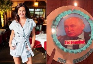Putinin “gözəl qadın” dediyi jurnalist onun tort üzərində şəklini paylaşıb - FOTO