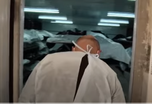 Erməni meyitlərin saxlandığı morqdan ŞOK VİDEO: Hamısı çürüyüb