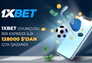 1xBet oyunçusu 128.000 $`dan çox qazandı