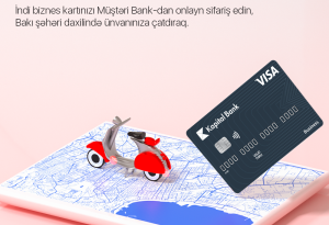 Kapital Bank biznes kartların ünvana çatdırma xidmətini həyata keçirir
