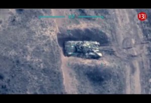 “Bayraktar” gizlənən rus tanklarını belə məhv etdi - VİDEO