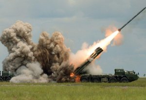 Rusların atdığı raket öz başlarına düşdü – Video