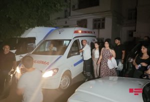 Bakıda yaşayış binasında partlayış: Yaralı var - HADİSƏ YERİNDƏN VİDEO