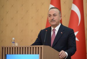Çavuşoğlu: “Zəfərlərin daim olsun, Can Azərbaycan!” - FOTO