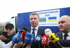 Ukrayna səfiri humanitar yardıma görə Azərbaycana təşəkkür etdi