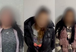 Bakıda polis 3 qadını tutdu - GÖRÜN NƏ EDİBLƏR +VİDEO