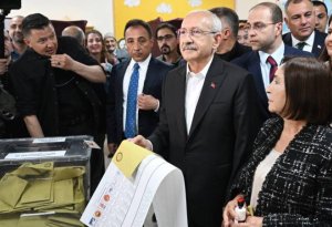 Prezidentliyə namizəd və CHP lideri Kılıçdaroğlu səs verdi