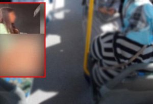 Avtobusda qıza qarşı əxlaqsızlıq edib,videoya çəkdi (18+)