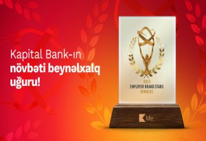Kapital Bank və onun rəhbər şəxsi qlobal mükafata layiq görülüb - FOTO