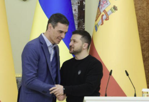 Volodimir Zelenski Kiyevdə İspaniyanın Baş naziri ilə görüşüb