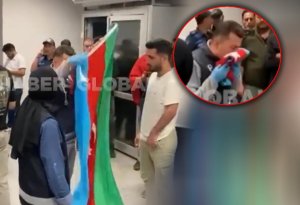Azərbaycan bayrağını öpən türk polis mükafatlandırıldı - VİDEO - FOTO